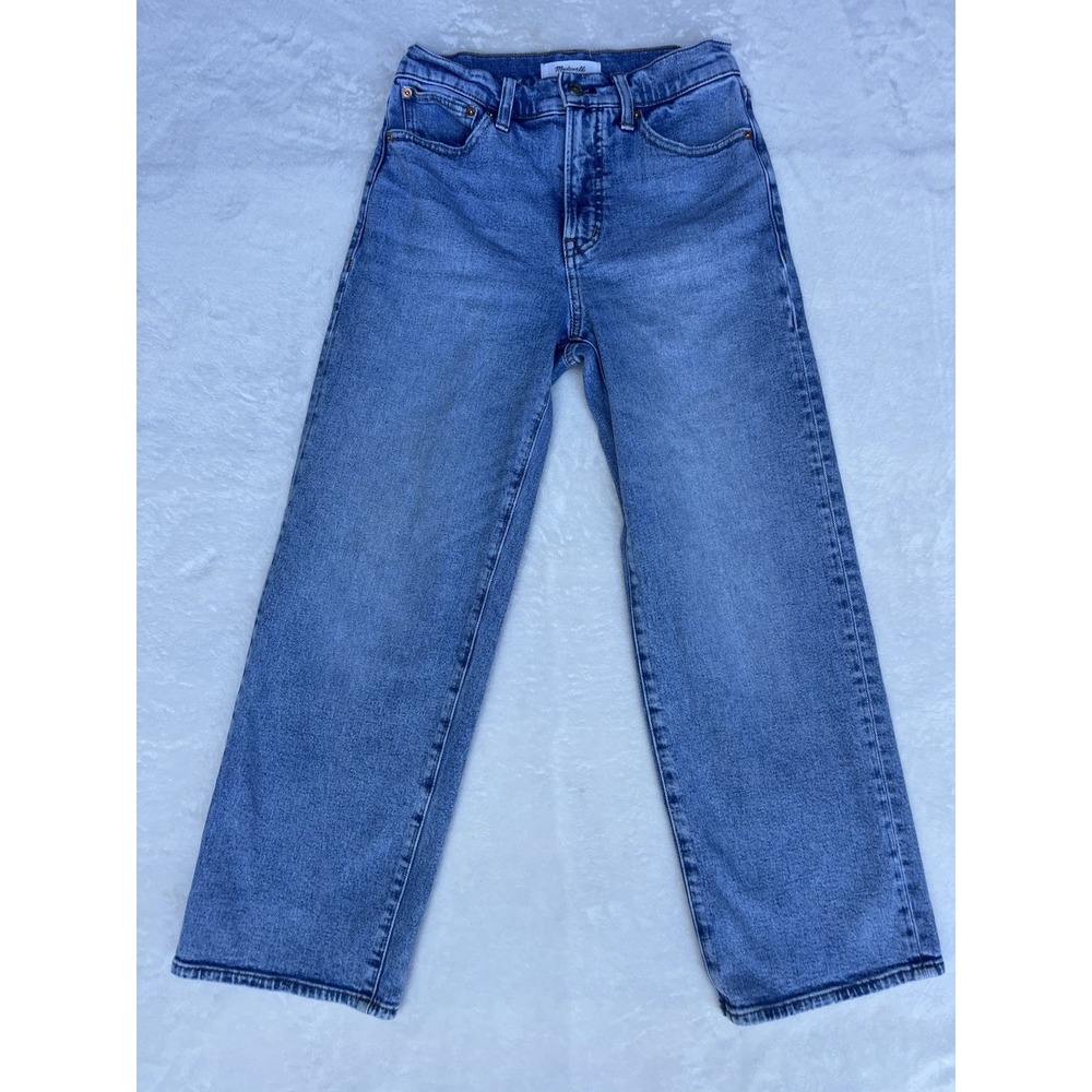 Madewell Perfect Vintage Wide-Leg Size 25 Crop Women Jean Light Wash